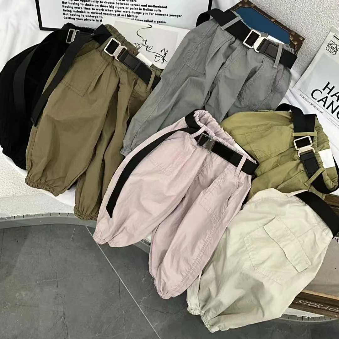 L3-1。10861 儿童休闲百搭裤九分裤速干夏季薄款