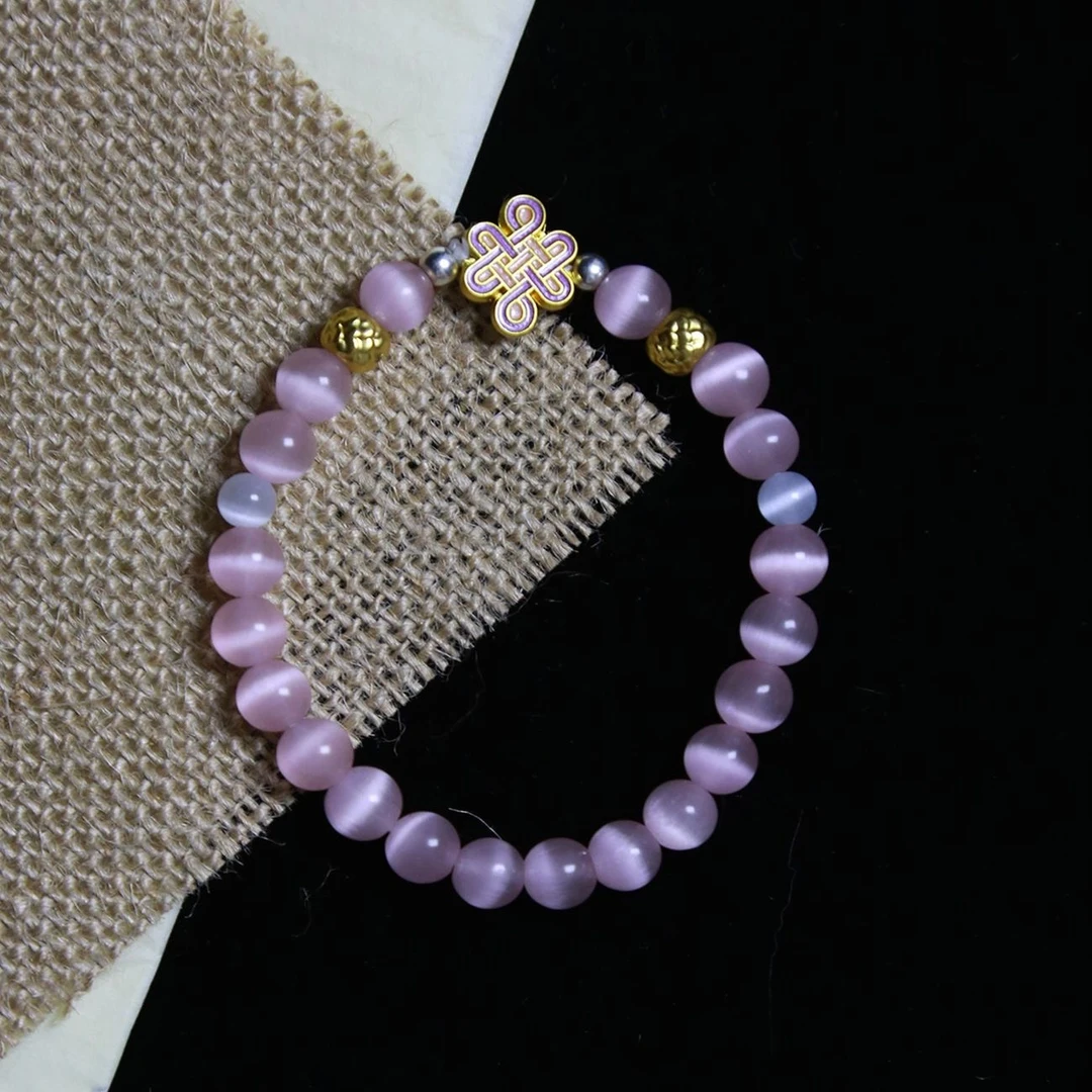 合金玻璃手链 轻奢女士手工仙女手链