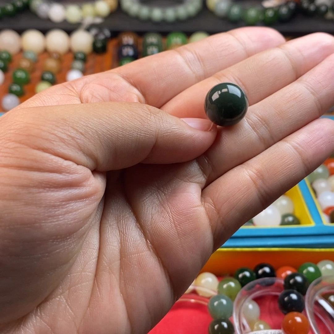 和田玉未镶嵌珠宝奇石卡14黑羊脂y