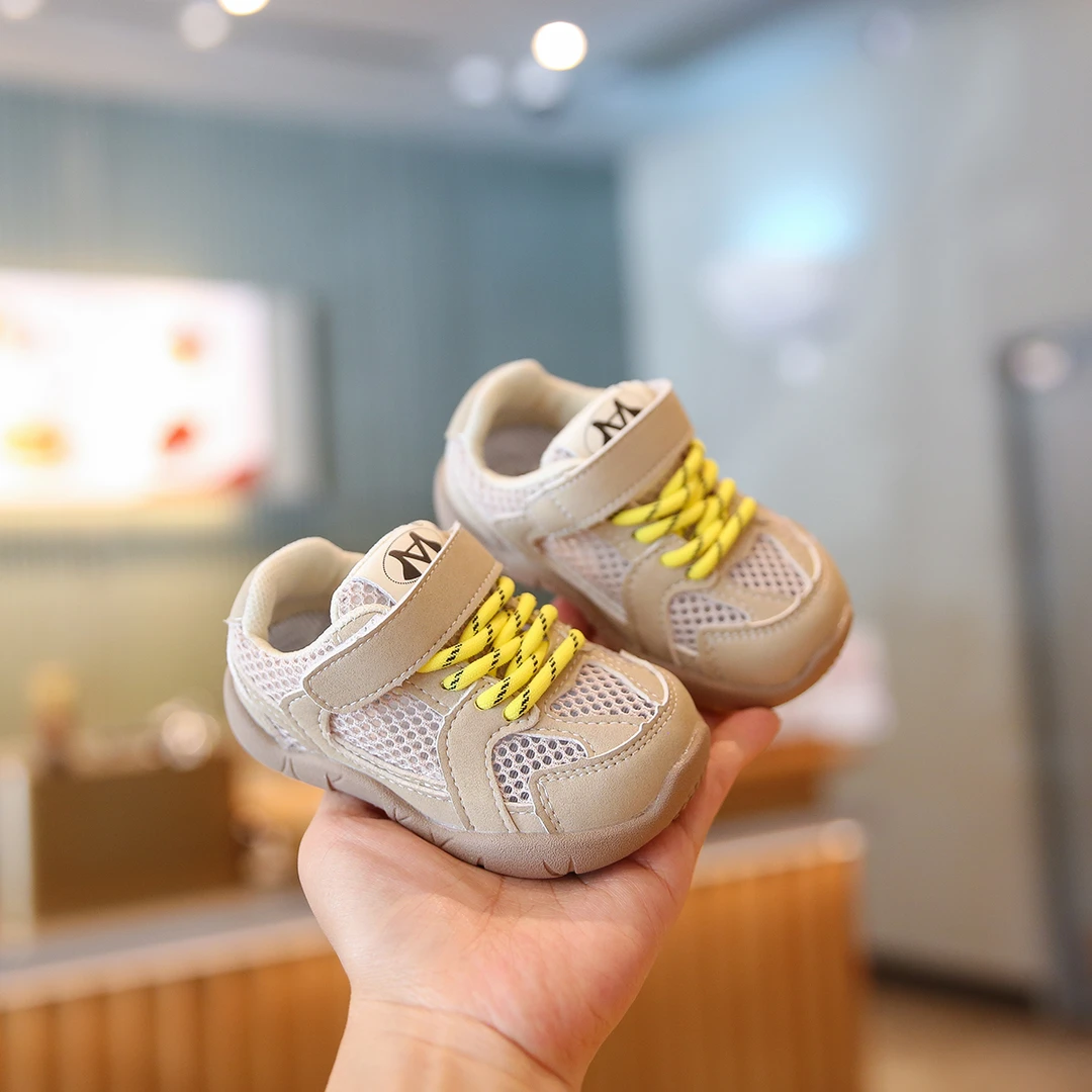 宝宝学步鞋2025春款婴儿鞋子男宝老爹鞋女宝透气运动鞋小童鞋夏季
