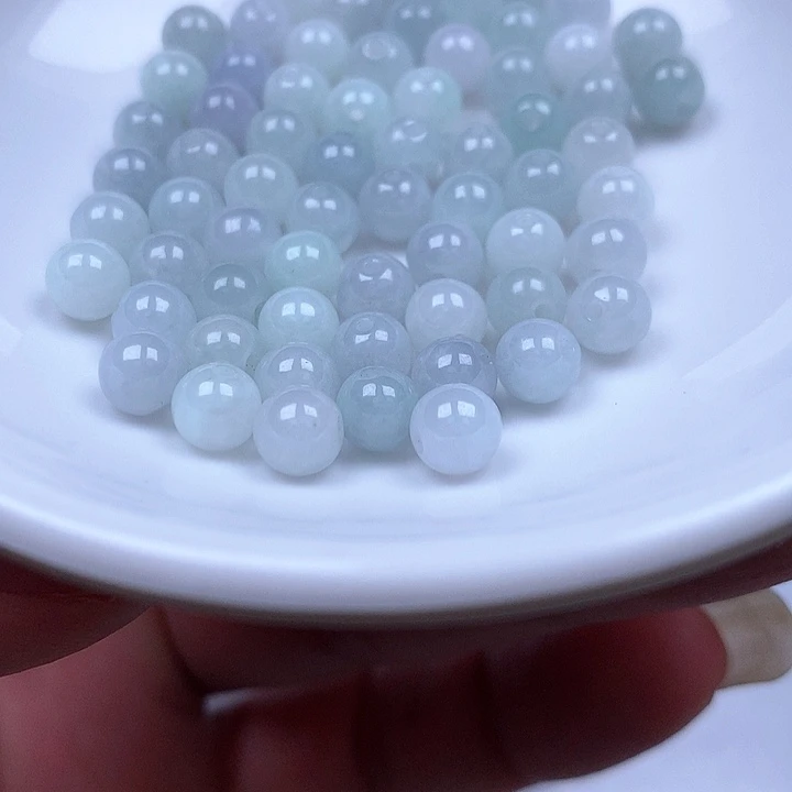 翡翠散珠翡翠翡翠卡5.8。100颗50元