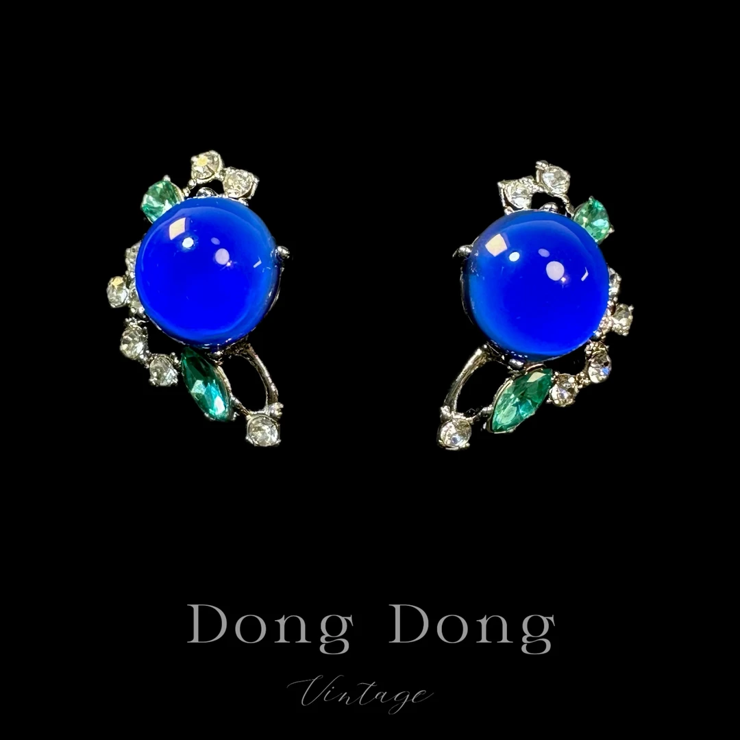 铜合金耳饰 铜合金中古重工耳饰【0347】中古收藏