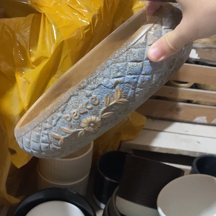陶瓷花盆全场12包邮