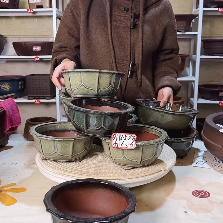 紫砂花盆V**…紫砂花盆