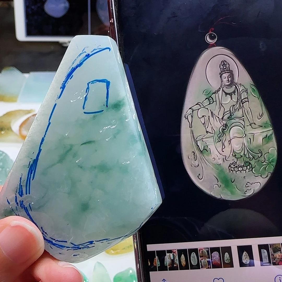 未镶嵌定制翡翠翡翠挂件