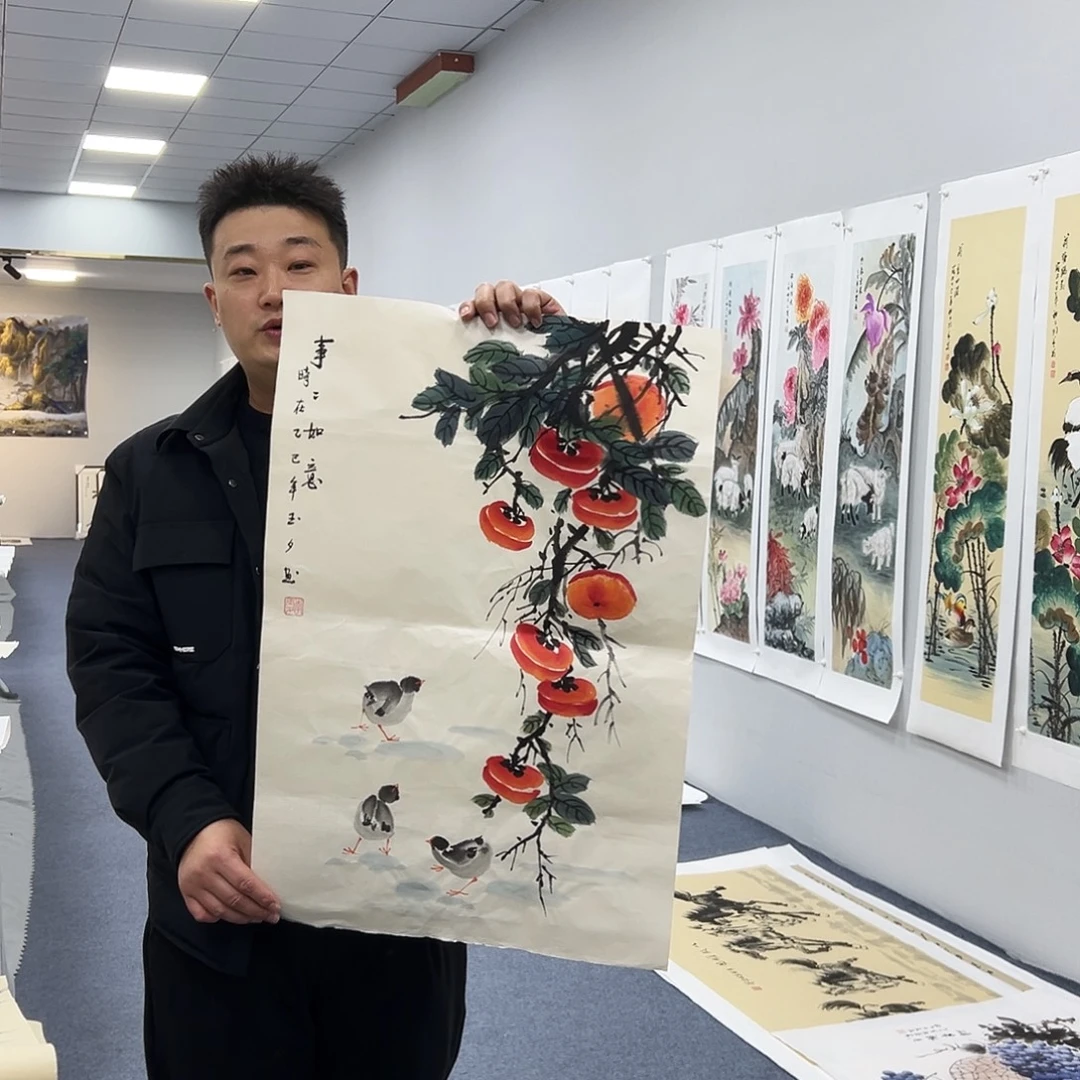 国画国画作品宣纸纯手绘