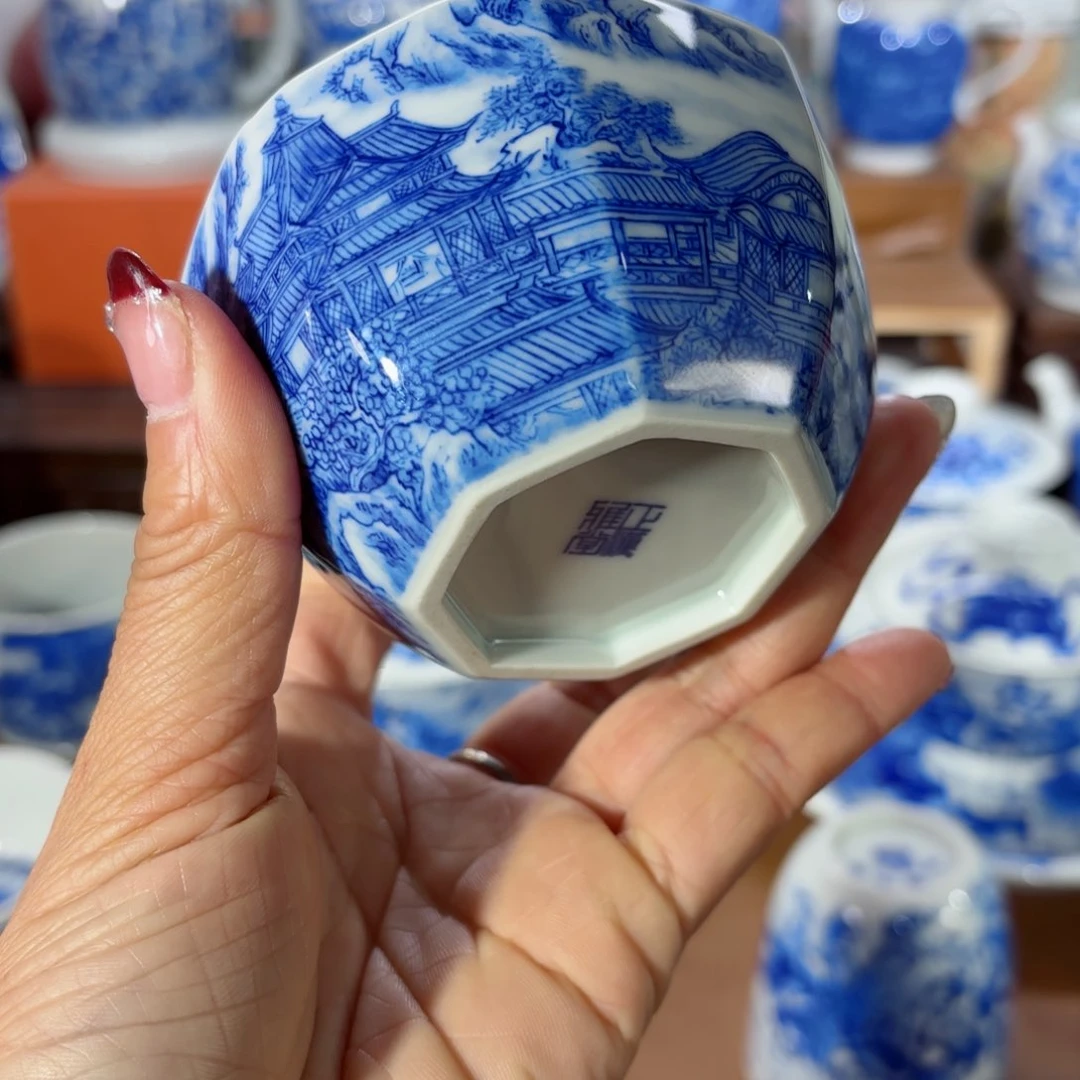 杯全手工全手绘陶瓷