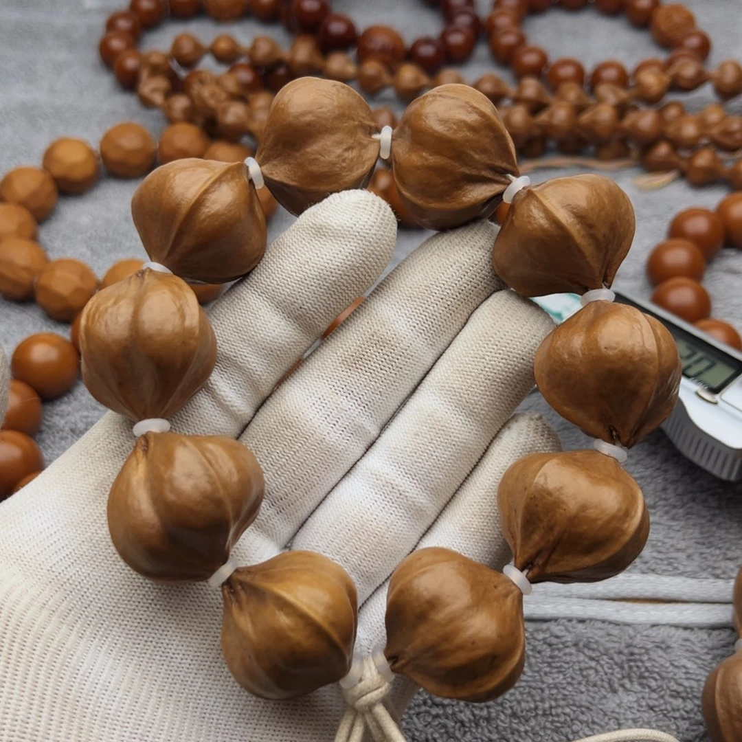 橄榄核手串/手链零**球29×26四花