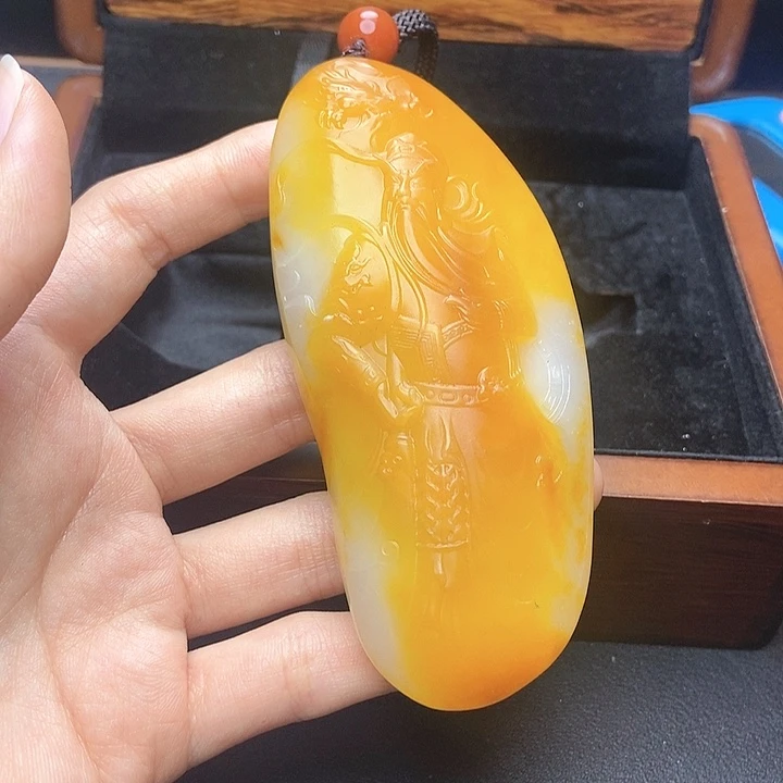 和田玉挂件未镶嵌N