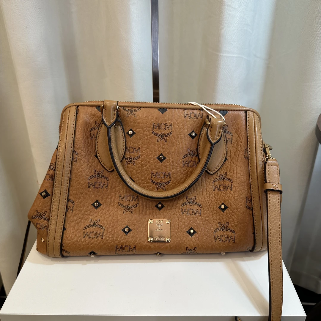 95新 MCM MCM 干邑色单肩包 000007