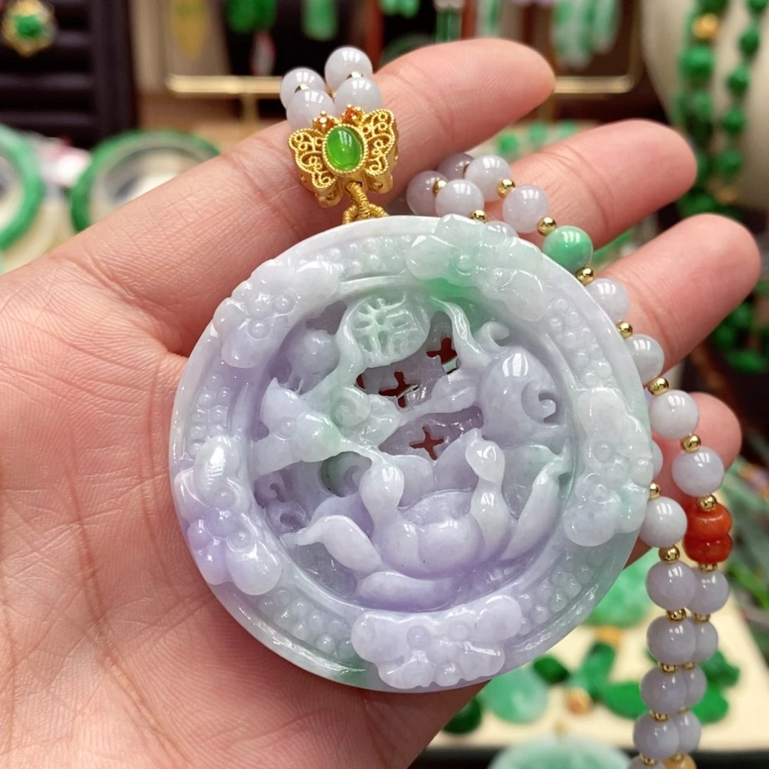 颈饰未镶嵌翡翠翡翠吊坠