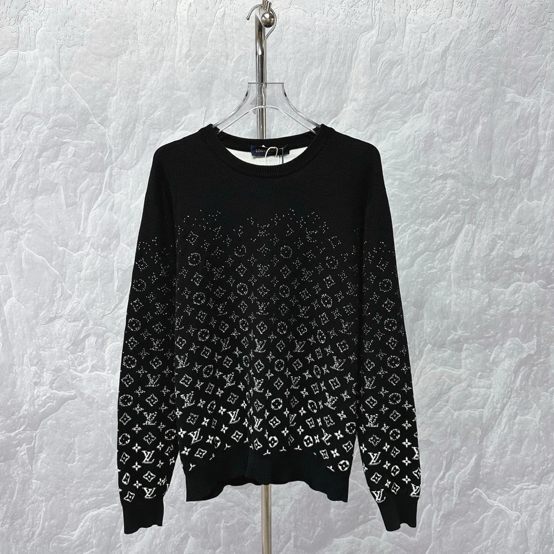 未使用 LouisVuitton/路易威登 渐变针织毛衣 M码 J01110