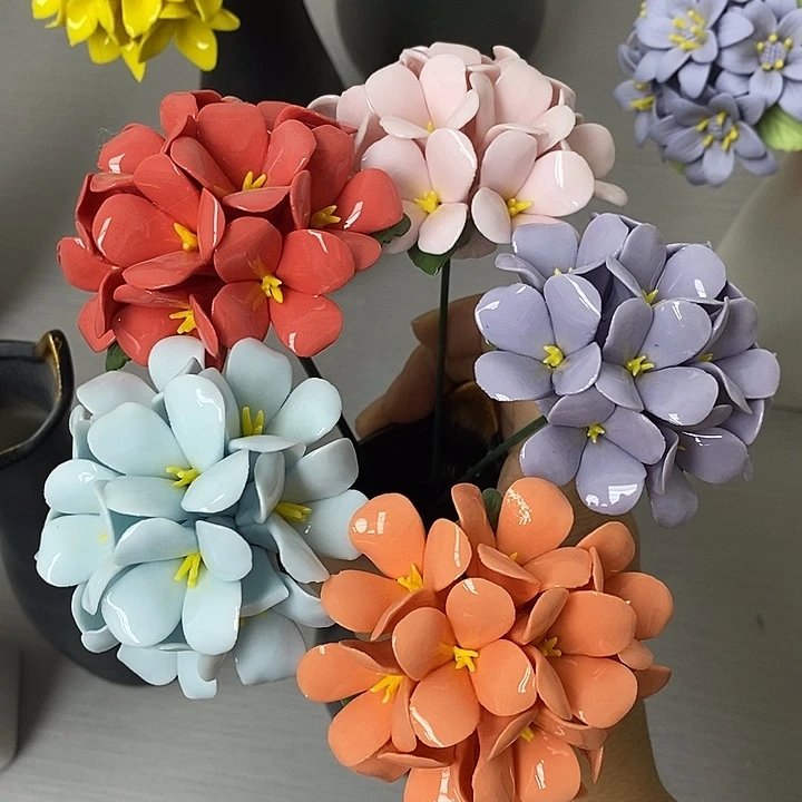 陶瓷陶瓷材料加工4朵随机发