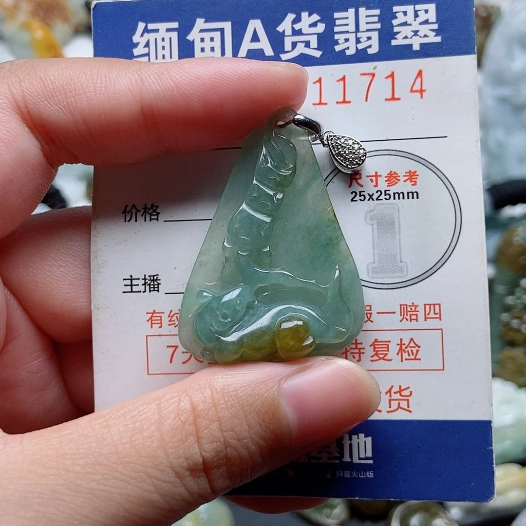 翡翠未镶嵌颈饰翡翠
