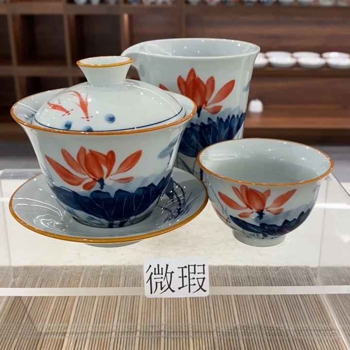 釉下老陶泥手工绘制