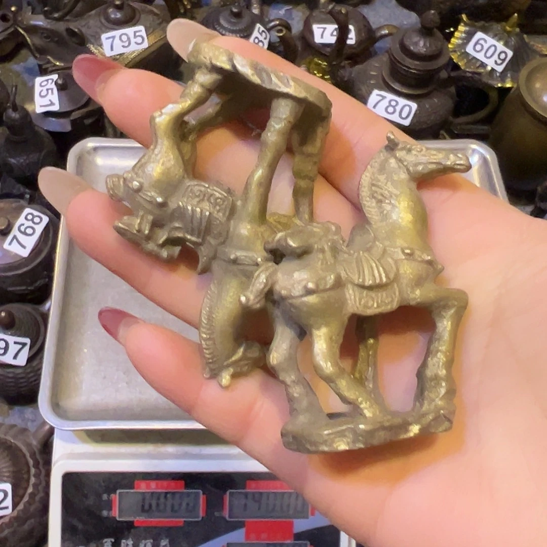 黄铜摆件，文房摆件