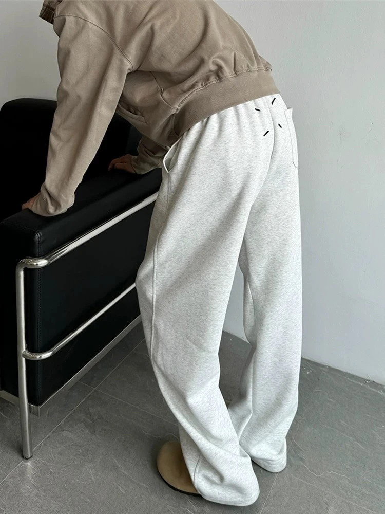 美式重磅马吉拉弯刀卫裤男春秋宽松情侣休闲裤百搭运动长裤子7227