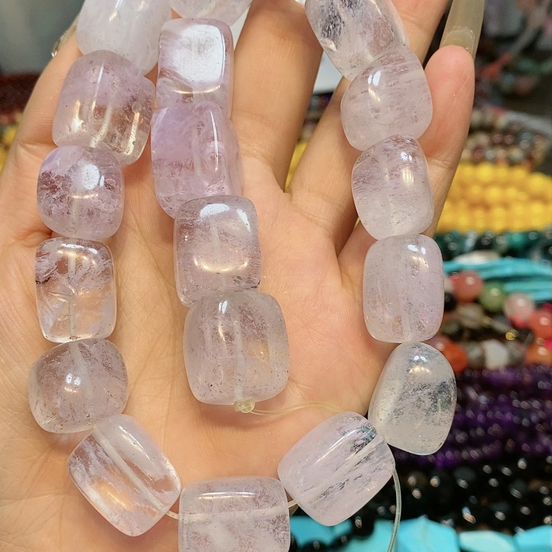 散珠玛瑙/玉髓西瓜晶一条