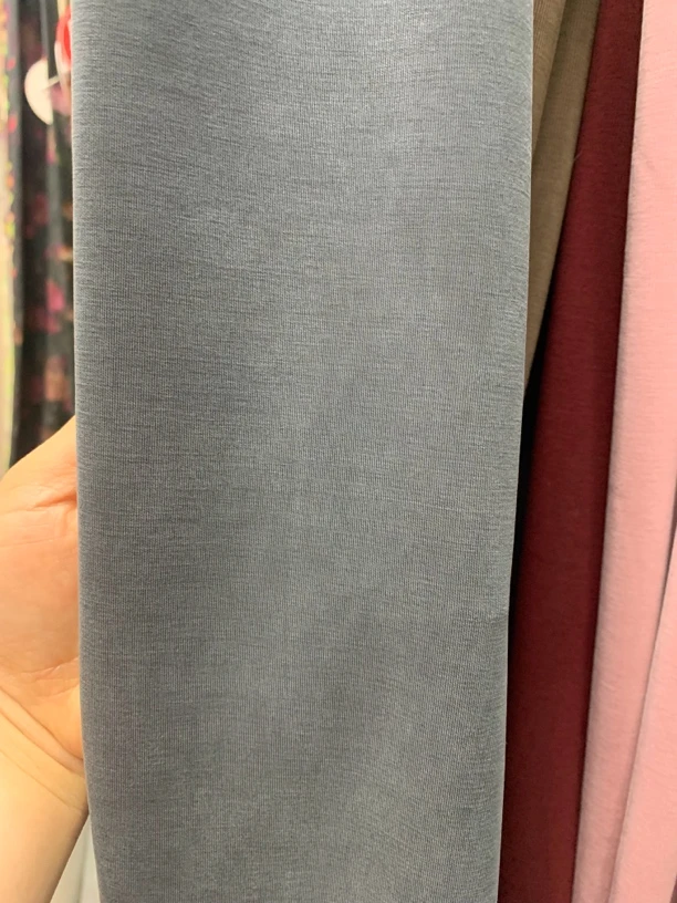 深灰 高捻雾感铜氨丝布料