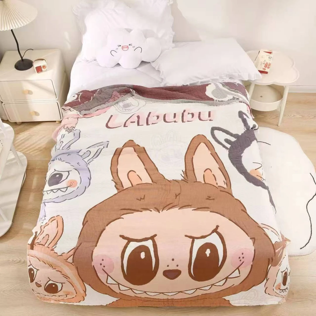 【大王拉布布】150*200cm 新疆棉A类 柔软亲肤卡通泡芙被E