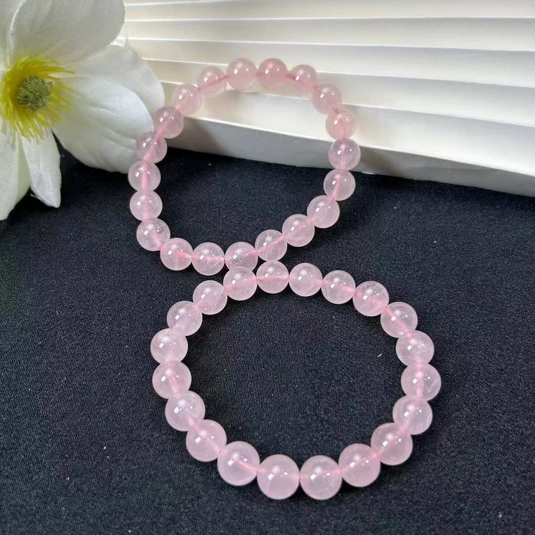 【睿泽鉴宝】西柚粉水晶手串 9-10mm SZB0856