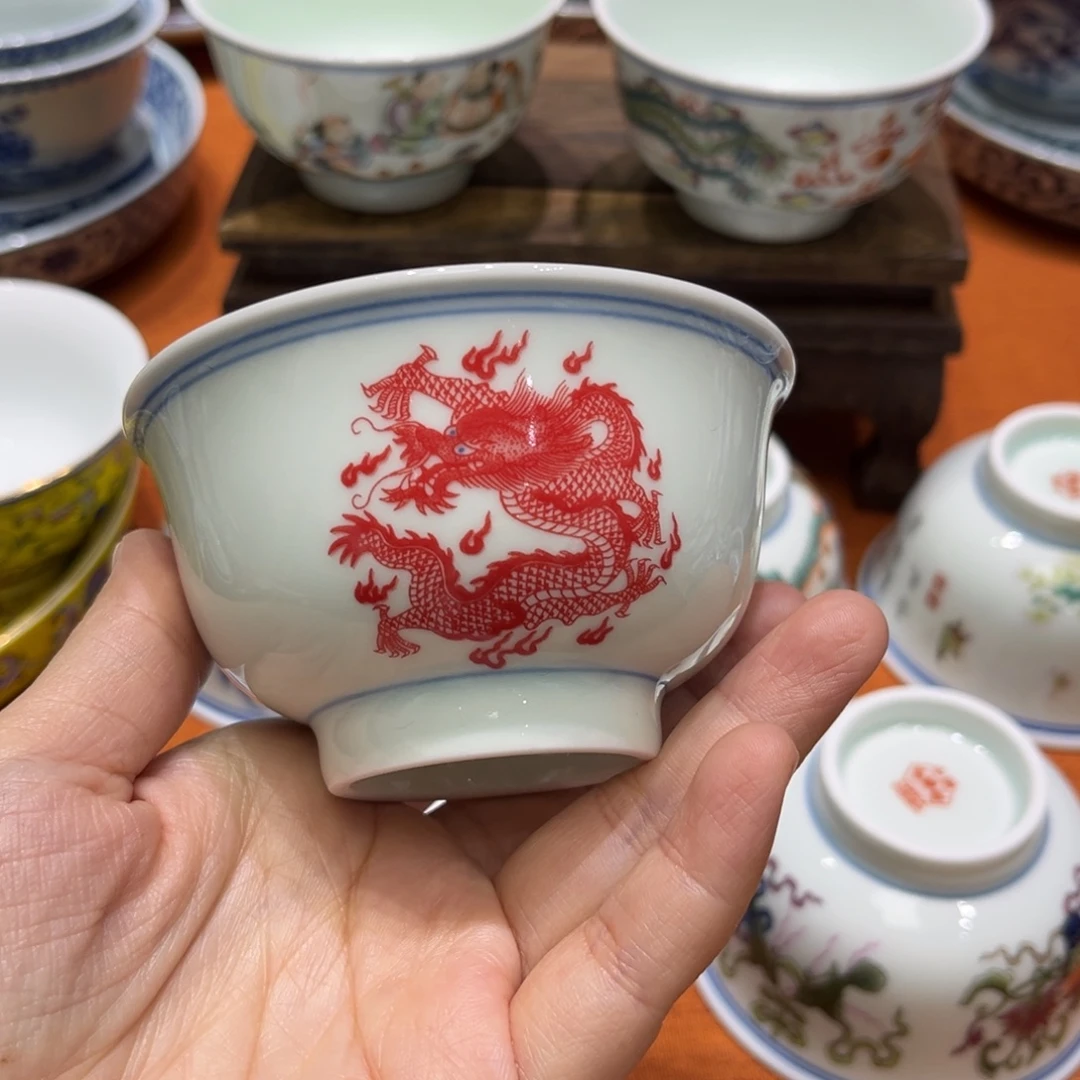 摆件陶景德镇陶瓷手工手绘