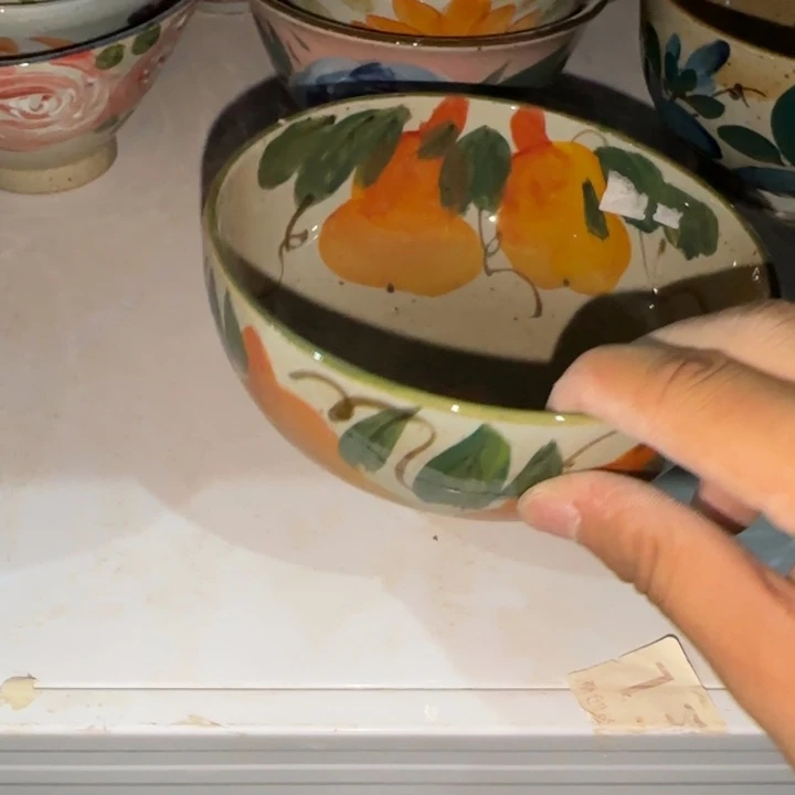 釉下彩手绘（瑕疵慎拍）162