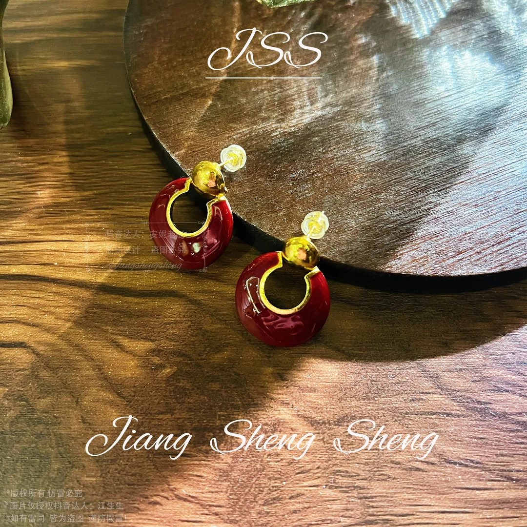 合金耳饰 E16905 江生生 【苏菲】耳环