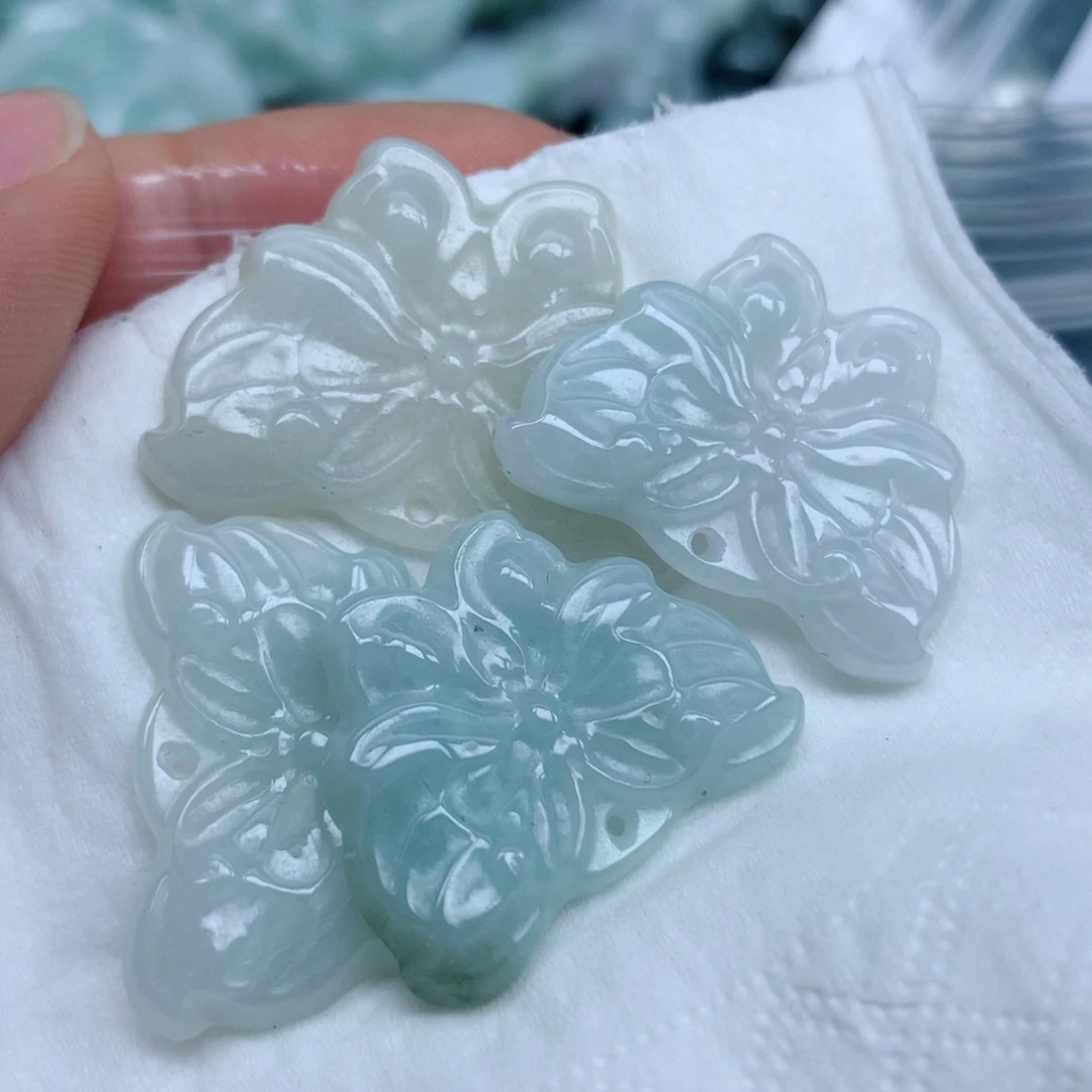 翡翠未镶嵌项链珠子珠