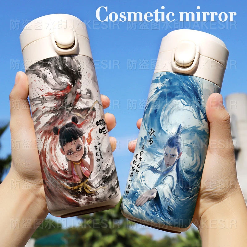 哪吒2之魔童闹海保温杯大容量小巧轻便携带高颜值杯子不锈钢水壶