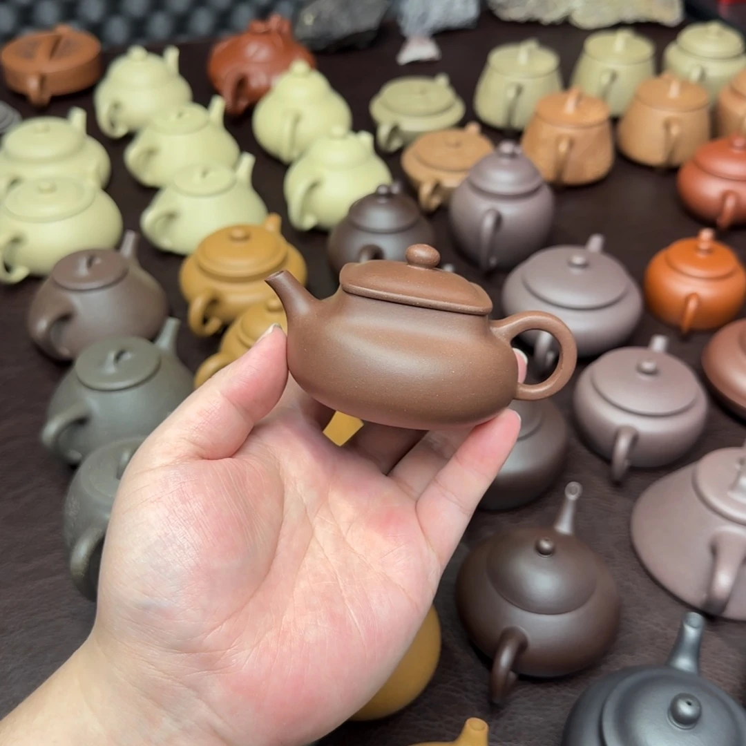 @***酒茶壶紫砂黄龙山紫泥乾坤壶