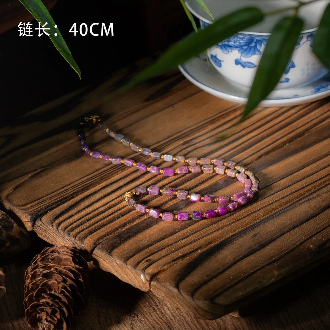 世间臻宝-竹意 | 18K金舒俱来锁骨链/40cm/多样性发/P6619/3MM+/0