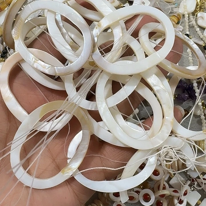 玛瑙/玉髓合金珠宝半成品打包配件