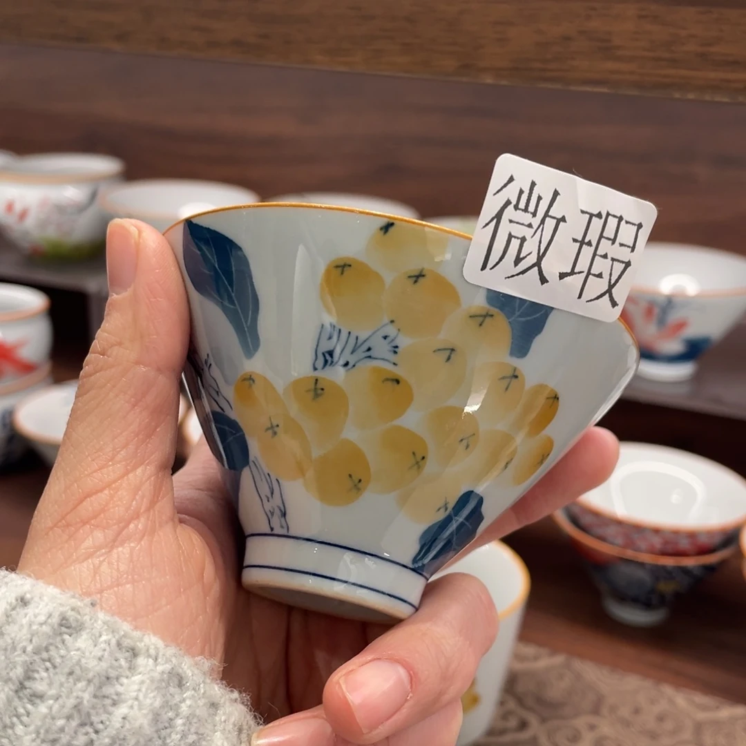 微瑕釉下彩纯手绘
