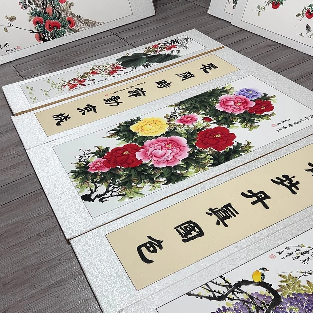 坤***国画手绘保证质量好