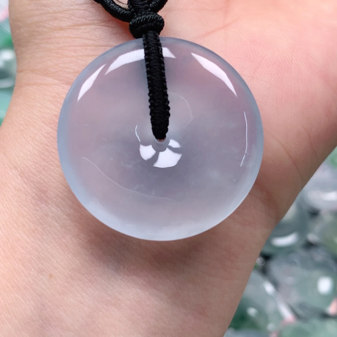 颈饰未镶嵌翡翠小***美天然翡翠