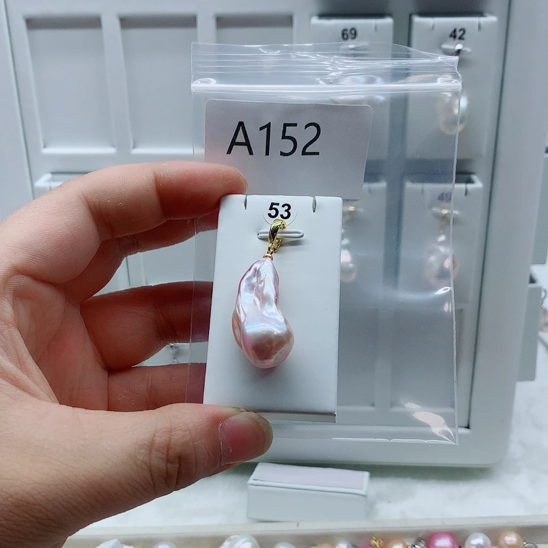 吊坠(不含链)淡水珍珠合金