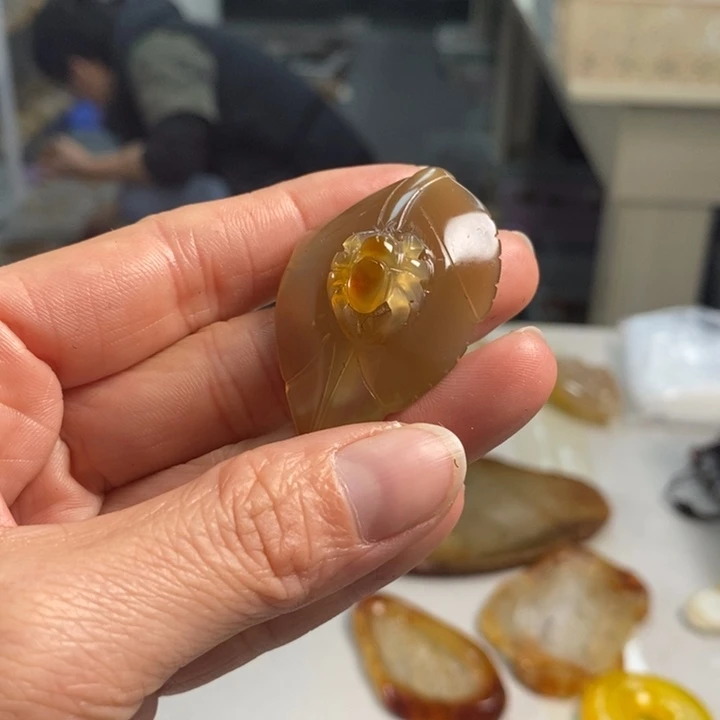 玛瑙/玉髓吊坠(不含链)未镶嵌