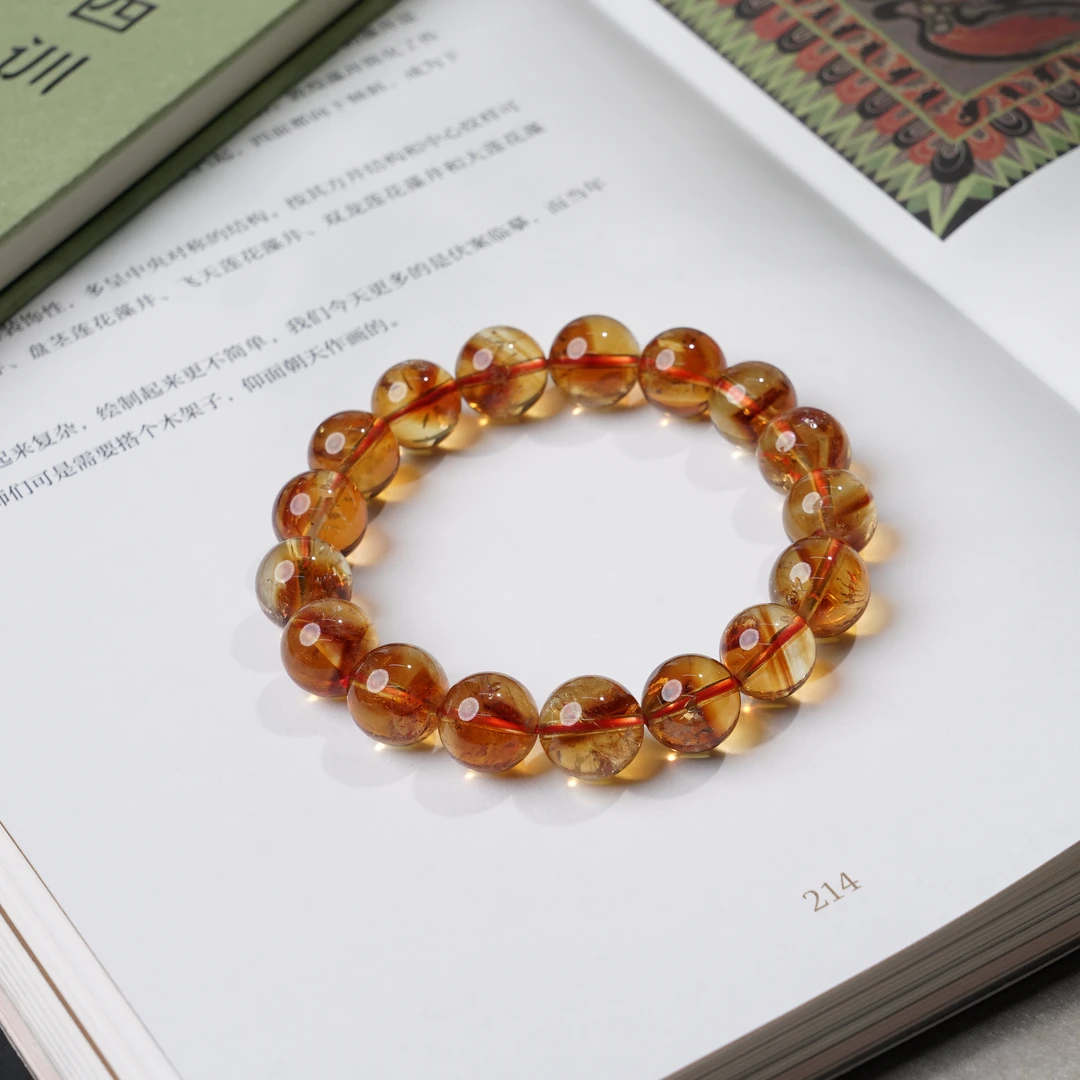 【小池专属】S级黄水晶手串 12mm Y3208