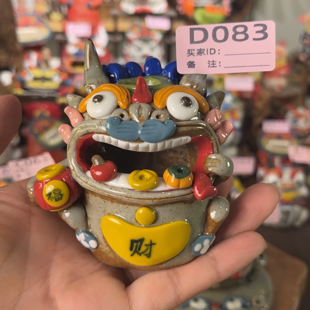 泥塑纯手工茶宠摆件