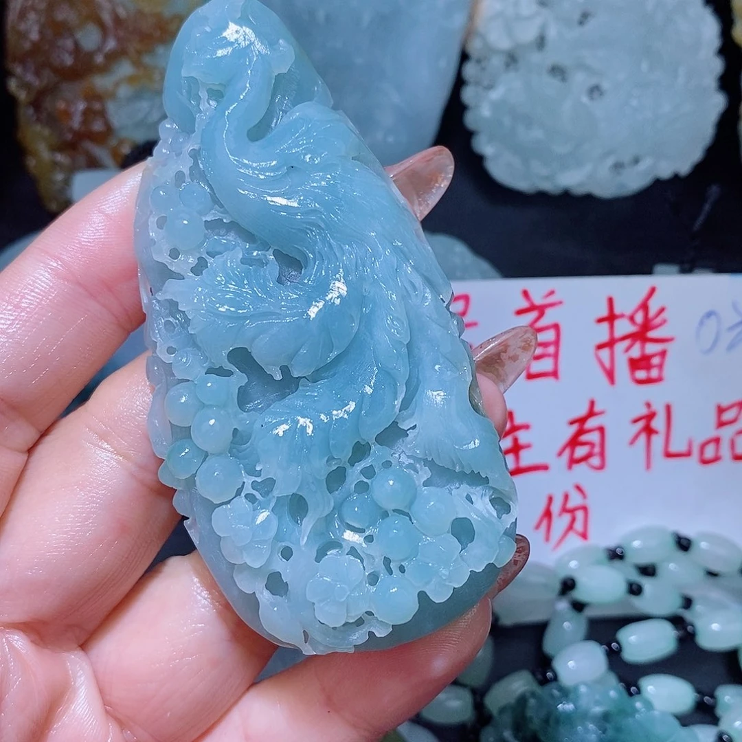 黛***计未镶嵌定制翡翠翡翠