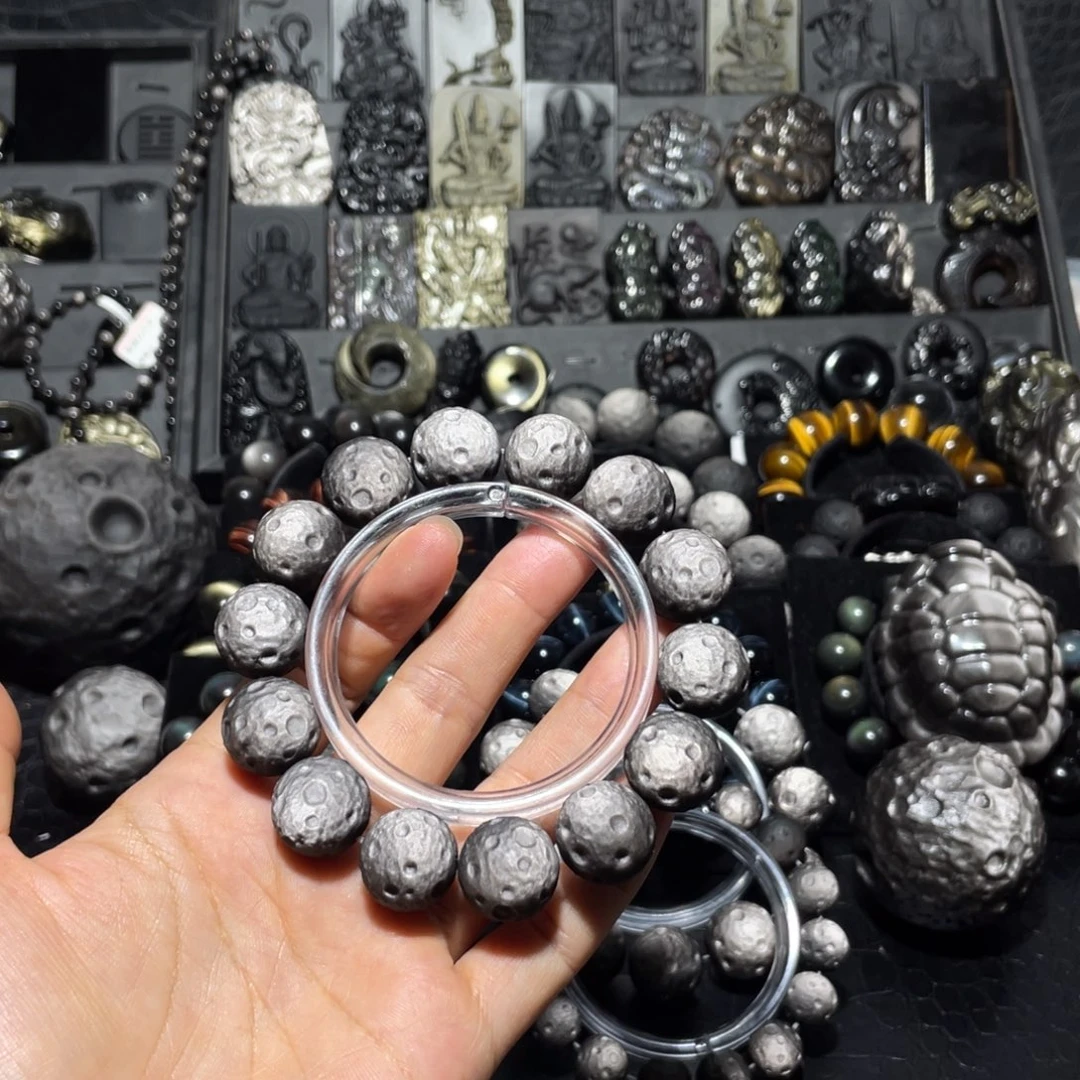 用***8黑曜岩未镶嵌珠宝奇石