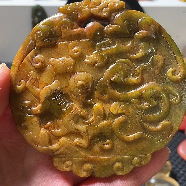 岫岩老玉（透闪石质玉）未镶嵌挂件