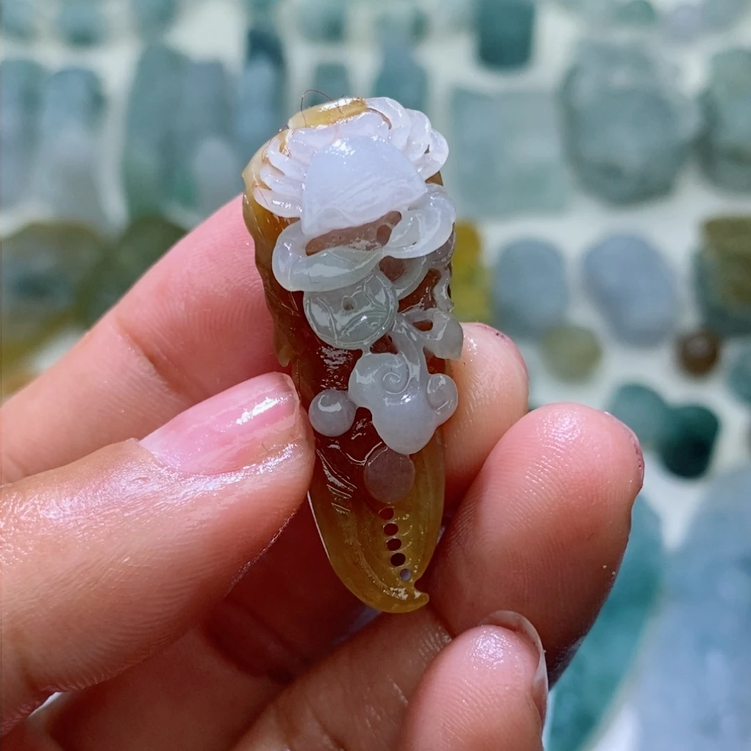 定制翡翠未镶嵌毛货