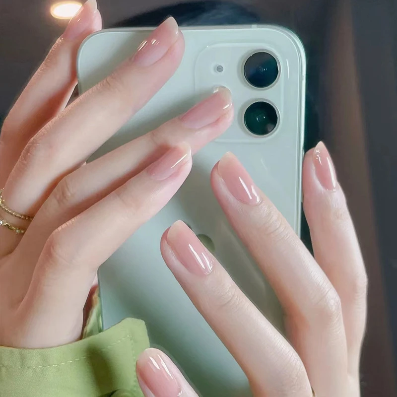 【春夏色系热卖】suto裸粉色指甲油免烤速干可撕拉透明美甲2025新款