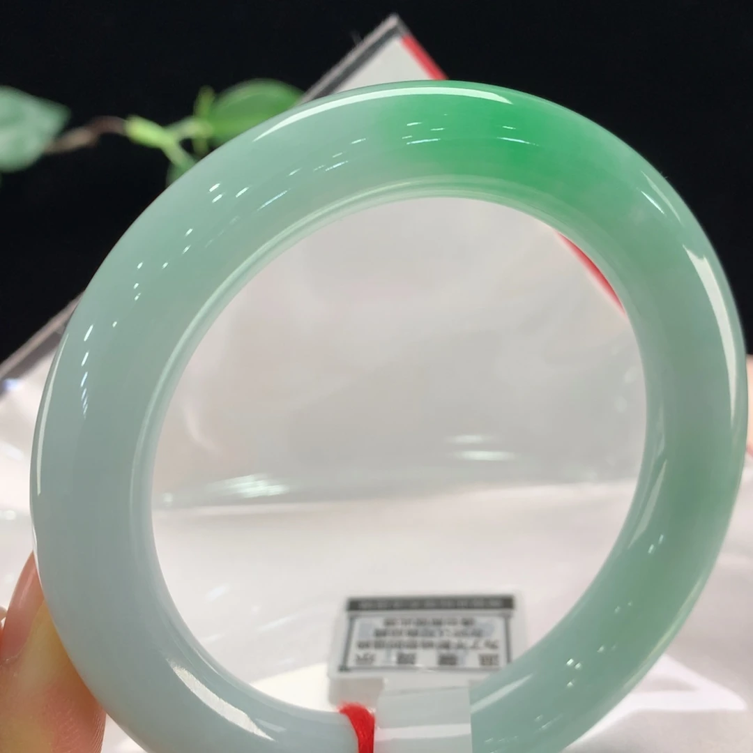 翡翠未镶嵌手镯0196