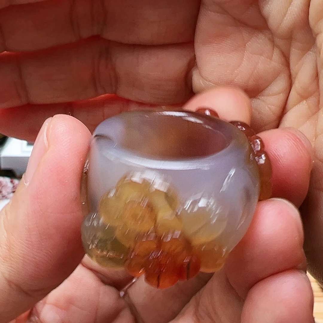 未镶嵌玛瑙/玉髓珠宝半成品