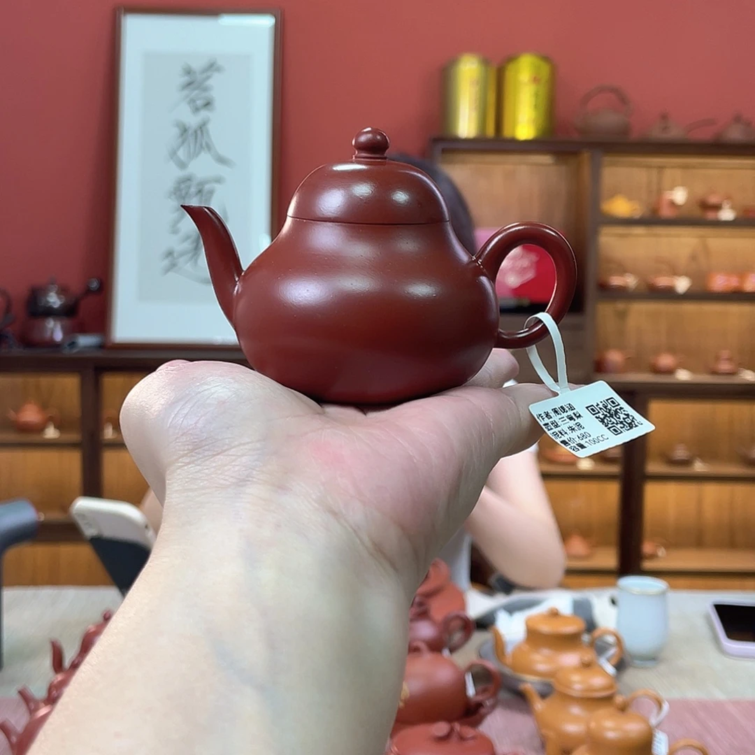 紫砂茶壶潮州全手工手拉壶