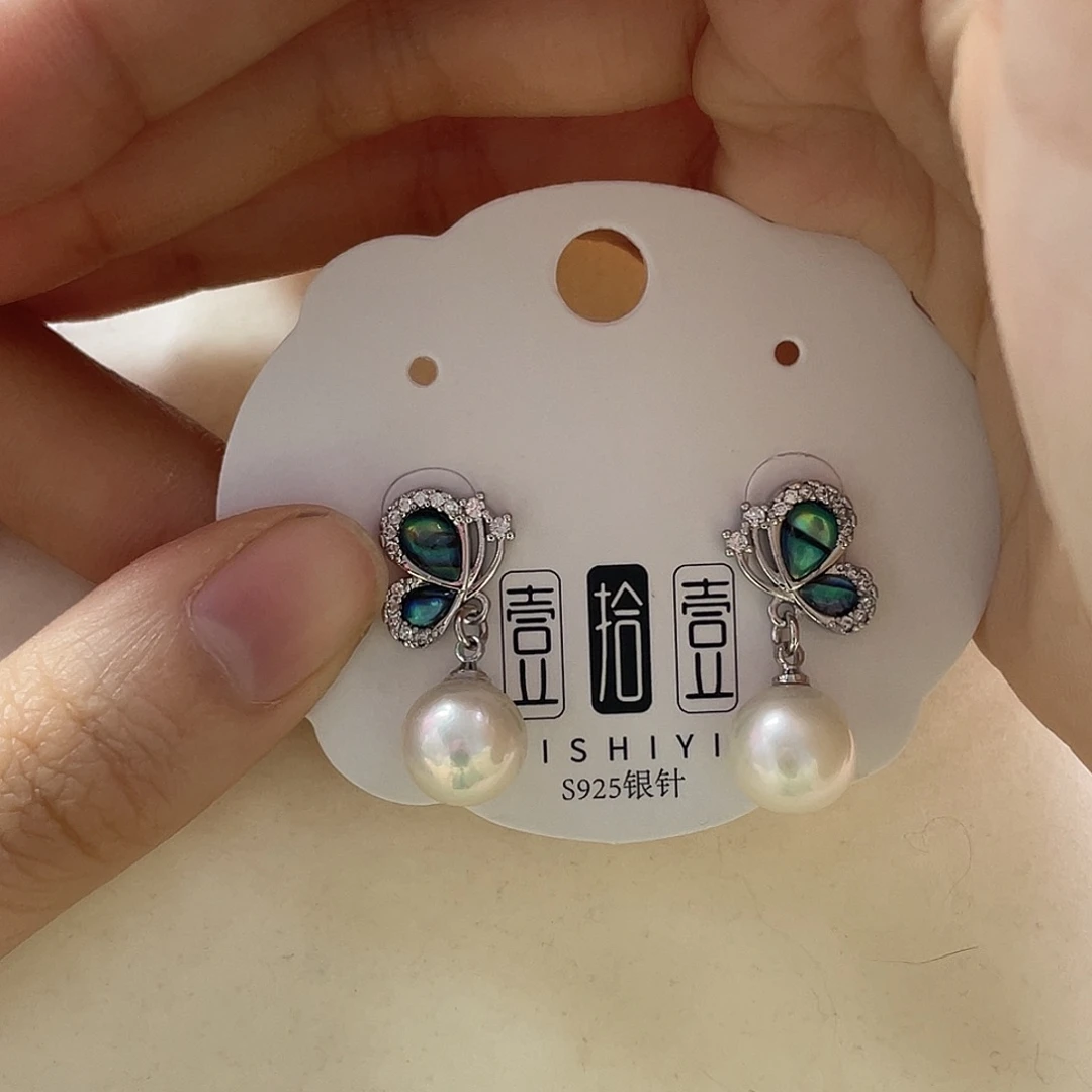 淡水珍珠耳饰未镶嵌
