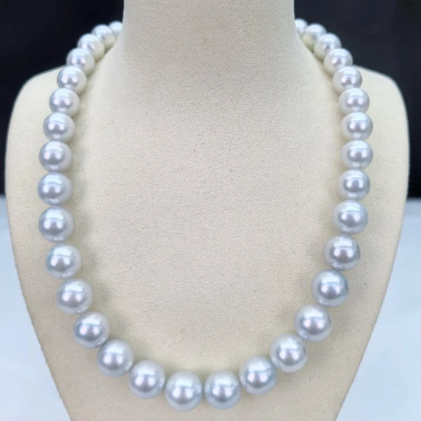 海水澳白珍珠项链9.2-12.3mm42#077040